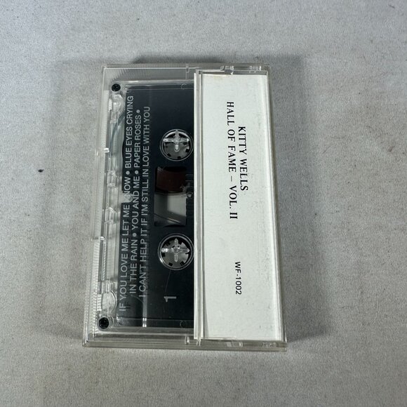 Kitty Wells Hall Of Fame Vol. II Country Cassette Tape Classic Songs 1980s - Picture 2 of 4